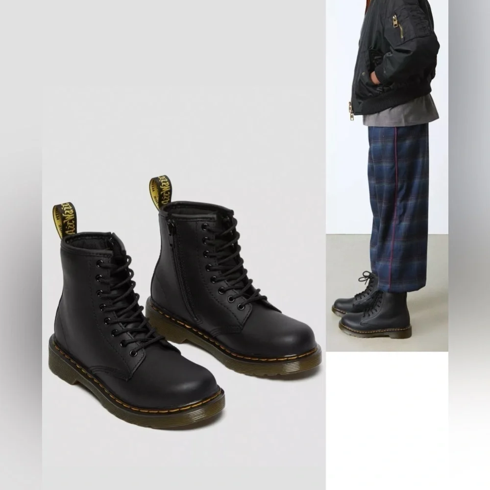 DR. MARTINS 1460 JUNIOR 3Y, flexible cemented sole construction for growing feet
